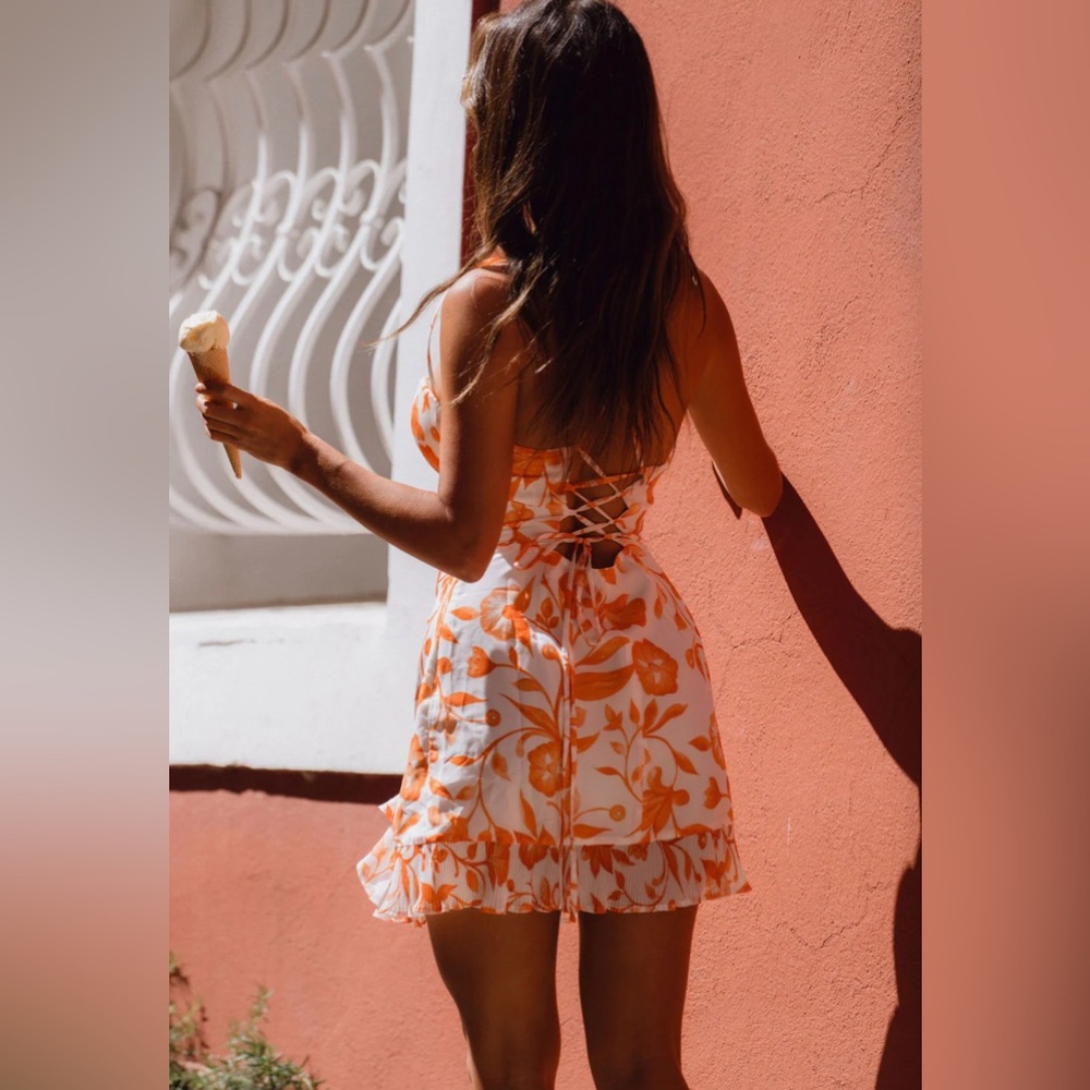 12th Tribe Belle Floral Mini Dress - Picture 3 of 7